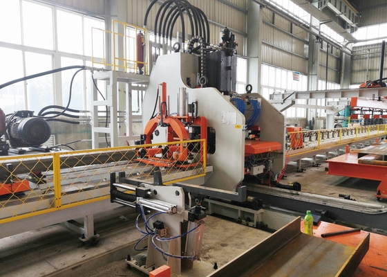 1200KN নামমাত্র বল CNC ট্রাক বিম প্লেট পাঞ্চিং মেশিন সর্বোচ্চ 750mpa উপাদান প্রসার্য