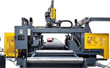 High Speed CNC H Beam Drilling Machine Line Nine Drill Heads On Top / Left / Right