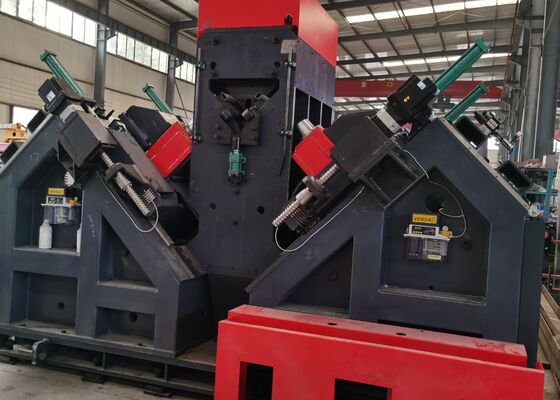 40mm ড্রিলিং ব্যাস CNC কোণ ইস্পাত পাঞ্চিং শিয়ারিং মেশিন