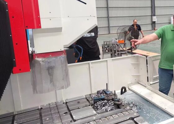 Wind Power Generation Use Cnc Flange Plate Punching Milling Machine Line Model PHD1212