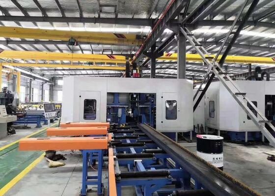 High Precision CNC Beam Drilling Machine For Structural Steel Manufacturing