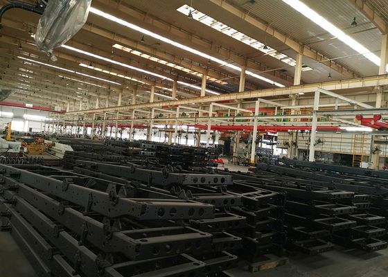 4000 - 8000 মিমি দৈর্ঘ্য অটোমোবাইল লংটিউডিনাল বিম ফ্ল্যাট প্লেট 1200 কেএন নামমাত্র শক্তি সিএনসি পাঞ্চিং উত্পাদন লাইন মডেল এফপিসিপি 120