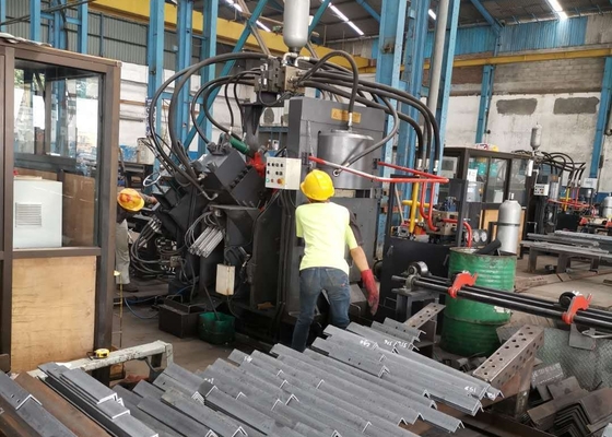 JNC1412 মডেল Punching মার্কিং কাটিং CNC এঙ্গেল লাইন মেশিন 630/1000KN Punching Force