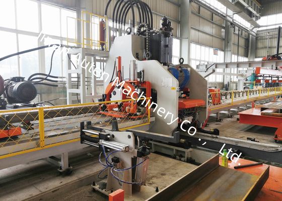3-6 মিমি বেধ ট্রাক বিম সিএনসি Punching উত্পাদন লাইন 750Mpa উপাদান টান শক্তি