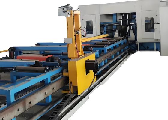 33x5.5x3.3m Machine Size 3d CNC H-Beam Drilling And Marking Machine BT40 Main Spindle