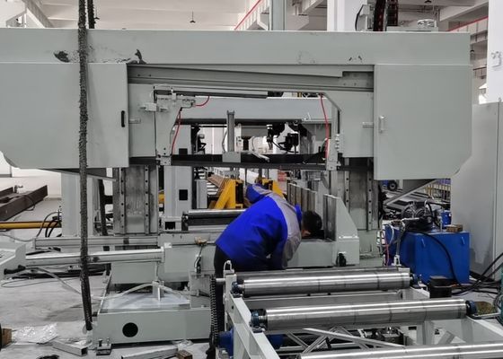 ১২৫০x৬০০মিমি সর্বোচ্চ আকারের প্রস্থ X উচ্চতা CNC 3D বিম ড্রিলিং মেশিন লাইন, ৪০মিমি সর্বোচ্চ ছিদ্রের ব্যাস