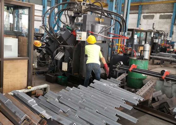 14x10x19মিমি অক্ষর আকারের সিএনসি অ্যাঙ্গেল লাইন মেশিন পাঞ্চিং, চিহ্নিতকরণ এবং কাটিং মডিউল সহ