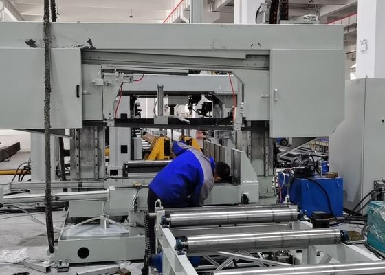 BT40 প্রধান স্পিন্ডেল CNC 3D বিম ড্রিলিং চিহ্নিতকরণ মেশিন লাইন PLC নিয়ন্ত্রণ পদ্ধতি