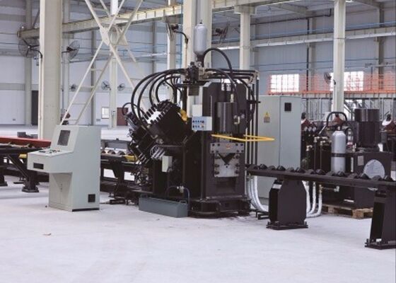 মডেল JNC2020 CNC Punch Cutting Machine Line For Angle Steel 1000/1200KN Punching Force