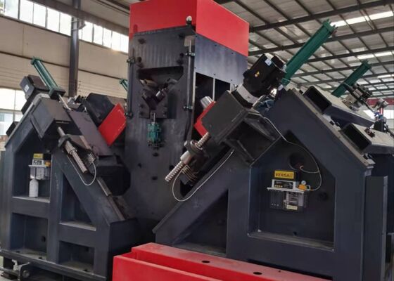 ADM2532 মডেল CNC অ্যাঙ্গেল স্টিল টেবিল ড্রিলিং এবং চিহ্নিতকরণ মেশিন PLC মোটর 40mm সর্বোচ্চ ড্রিলিং
