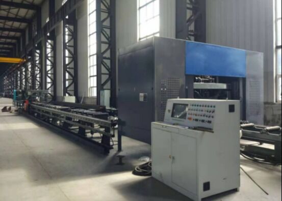 Steel Structure Cnc H Beam Metal Cutting PLC Motor Bearing 55kW Power CNC Drilling Machine