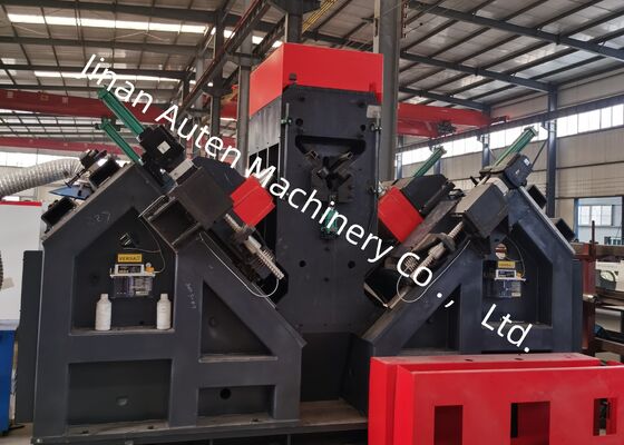 স্বয়ংক্রিয় CNC কোণ ইস্পাত তুরপুন উত্পাদন লাইন 6000r/মিনিট সর্বোচ্চ. টাকু ঘূর্ণন গতি