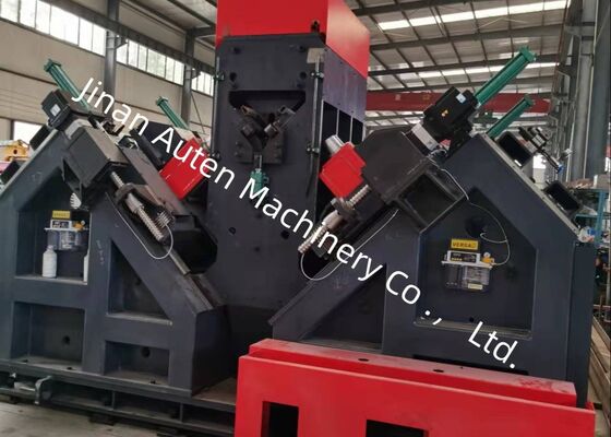 স্বয়ংক্রিয় CNC কোণ ইস্পাত তুরপুন উত্পাদন লাইন 6000r/মিনিট সর্বোচ্চ. টাকু ঘূর্ণন গতি