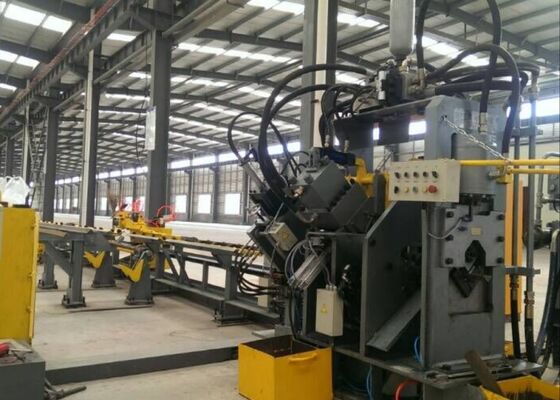 মডেল JNC2020 সিএনসি এঙ্গেল পঞ্চিং শেয়ারিং উত্পাদন লাইন 32x7x3m সামগ্রিক মাত্রা