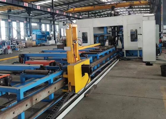 40mm সর্বোচ্চ ড্রিলিং ব্যাসার্ধ CNC উচ্চ গতির H Beam ড্রিলিং মেশিন জন্য চ্যানেল বিভাগ