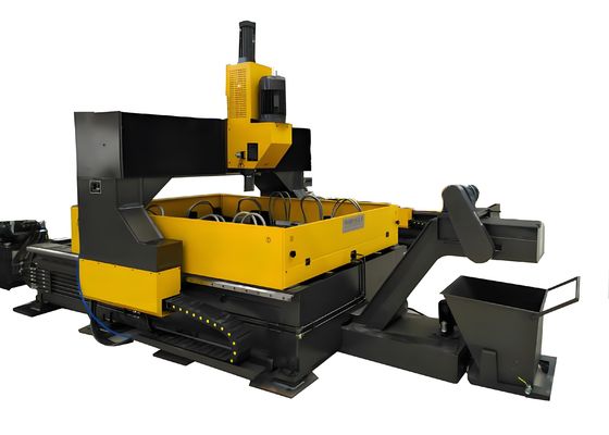 Servo Motor Feed CNC Plate Drilling Machine 1500×8000mm Maximum Workpiece Size for Various Plate Sizes and Thicknesses