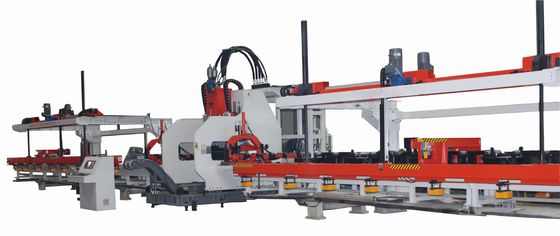 Highly Configured 60KW Power CNC Plate 3 axes Automatic Punching Machine Hydraulic Punch Machine of Longitudinal Beams