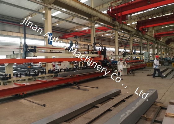 3-6 মিমি বেধ ট্রাক বিম সিএনসি Punching উত্পাদন লাইন 750Mpa উপাদান টান শক্তি
