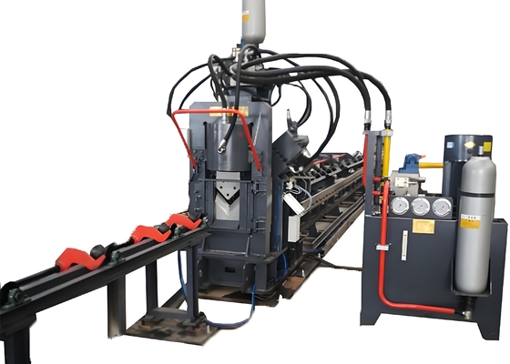 সম্পূর্ণ স্বয়ংক্রিয় CNC অ্যাঙ্গেল স্টিল পাঞ্চিং, চিহ্নিতকরণ এবং তার কাটিং সমন্বিত মেশিন