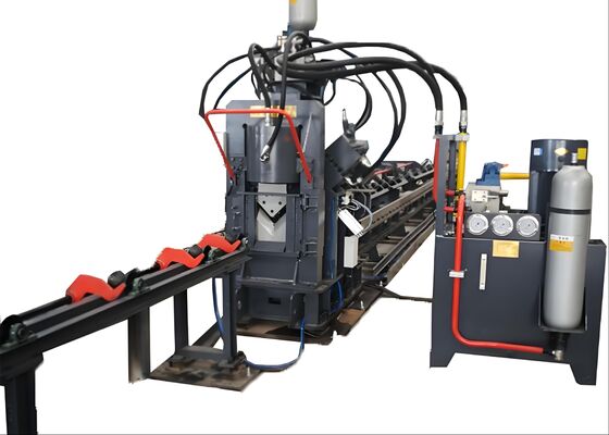 2200/4300KN কাটিয়া শক্তি সিএনসি কোণ ইস্পাত ধাতু শীট punch কাটা মেশিন লাইন মডেল JNC2020