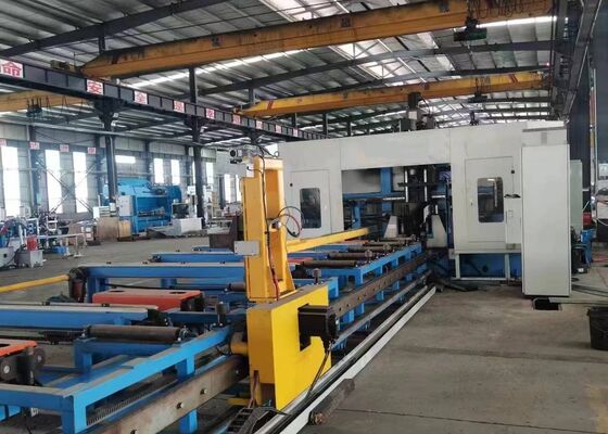 মডেল BHD1250C সিএনসি এইচ বিম ড্রিলিং সেজিং অ্যান্ড শিয়ারিং মেশিন লাইন BT40 প্রধান স্পিন্ডল